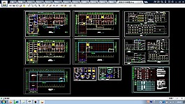 宾馆全套CAD建筑设计施工图纸dwg