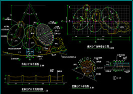 公园广场 休闲小广场施工图图片