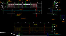 公园景观 塑木栏杆图片
