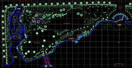 公园景观 西北部绿化详图图片