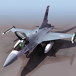 F16战斗机模型图片