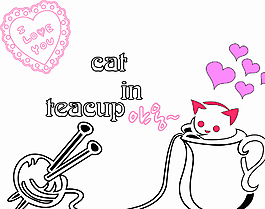 小猫毛线图片