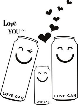 硅藻泥背景墙 瓶子一家LOVE YOU