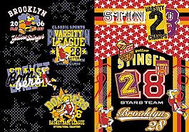 数字矢量服装设计图案