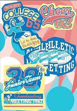 印花图案矢量素材下载