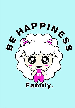 卡通小山羊图片