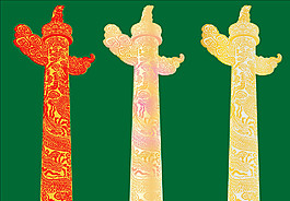 矢量高精细华表图片