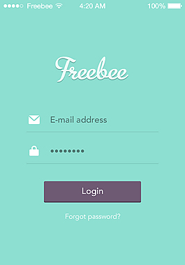 登录注册页面界面设计