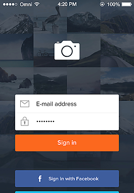 登录注册页面界面设计