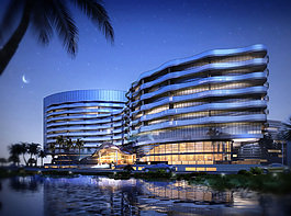 商业综合体效果图图片