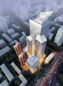 商业综合体效果图图片