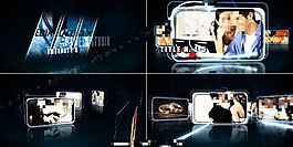 简单易学的图文展示版式三合一AE模板