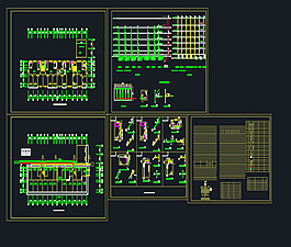 小区住宅楼水电图纸