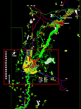 公园广场绿化 石林县城绿地规划图片
