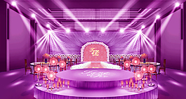 婚礼效果图图片
