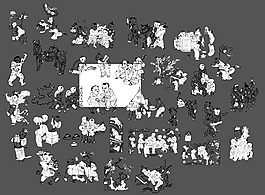 古代小孩图片