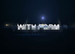 绚丽的粒子雪文字字幕AE模板