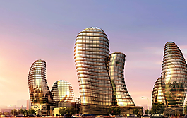 商业综合体效果图图片