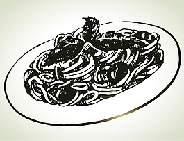 手绘食物