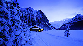 雪景小屋