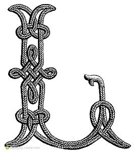 时尚字母L