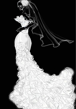 手绘服装设计5