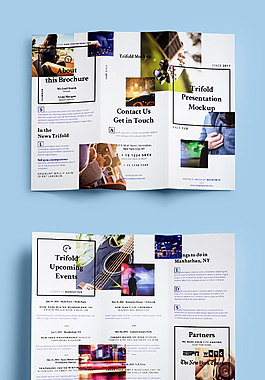 翻页面画内刊效果展示模板PSD下载