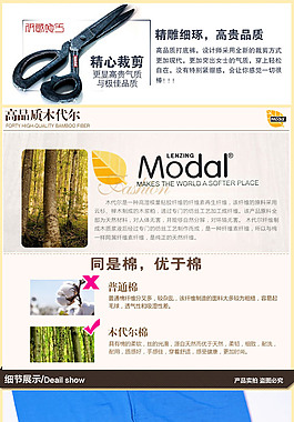 产品信息模板设计psd淘宝