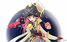 动漫宇宙海贼美女高清图片下载戴帽子