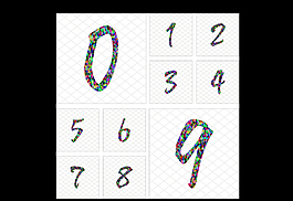 数字字体设计图片