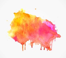 彩色墨点