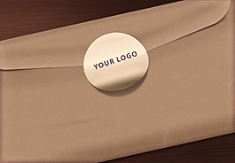 logo 信封展示模板