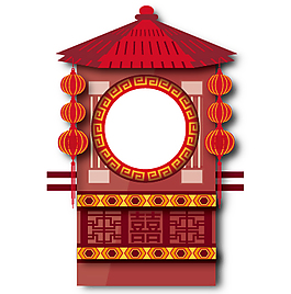 中式传统婚庆花轿
