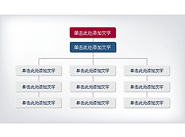 简洁大气实用PPT组织结构图