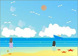 看海景
