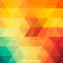 多彩三角背景