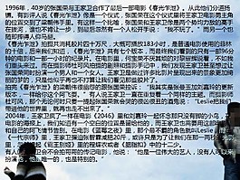 非常棒的张国荣PPT模板