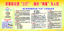 “三打”和“两建”宣传栏