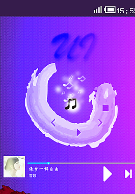 手机音乐播放器图片
