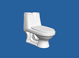 3DMAX马桶模型
