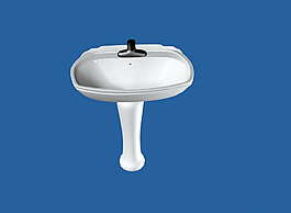 3DMAX洗脸盆模型