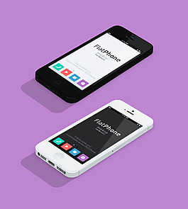 iPhone手机展示效果图