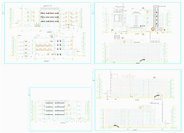 某宾馆洗浴部立面图