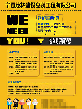招聘海报