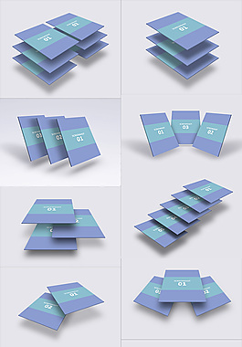 名片卡片效果图