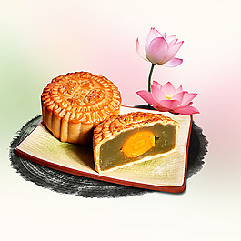 中秋节月饼psd素材下载,中秋月饼