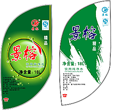 水标 大桶标 标签 水 异型标图片