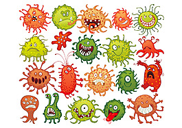 20款卡通细菌