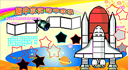 学校展板（科学版）图片