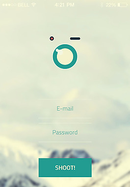 手机界面-登录页